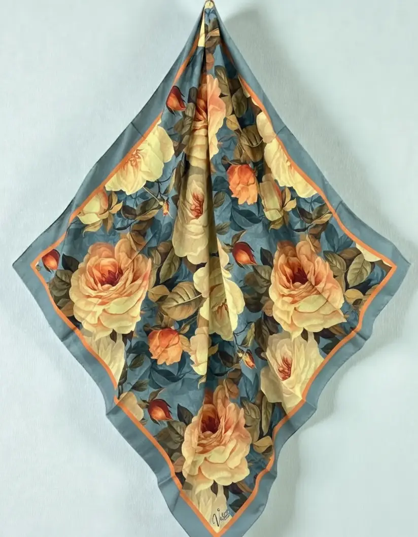 DKE-011 Desenli Koton Eşarp